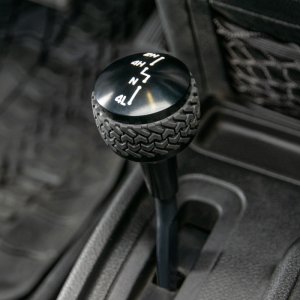 Jeep Wrangler JK Shift Knob - DV8 Offroad - Tired Tread Design - Black - `07-`18